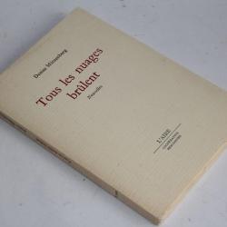 Livre dédicacé Denise Mützenberg Tous les nuages brûlent 1975