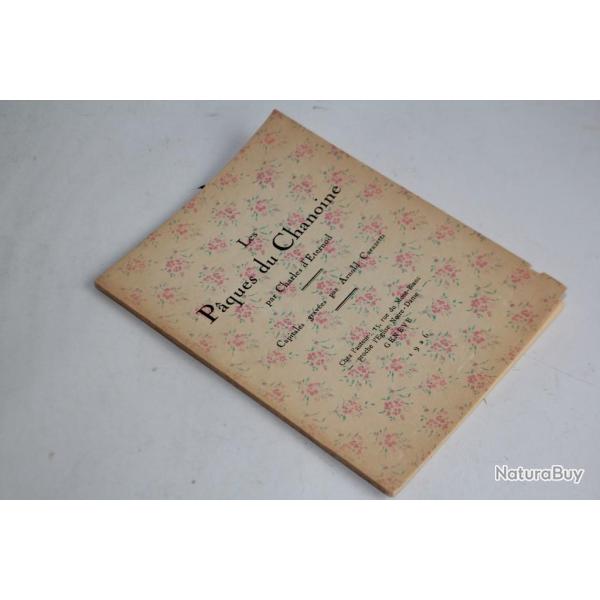 Livre Les Pques du Chanoine Charles d'Eternod 1926