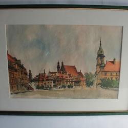 Aquarelle originale Place Suisse