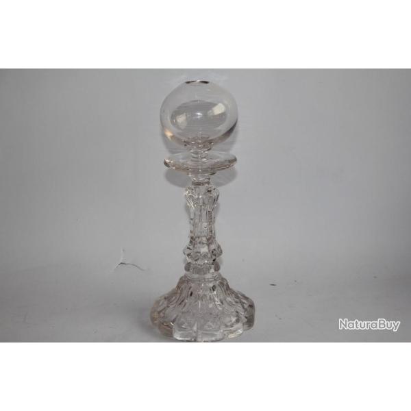 Lampe � huile verre XIXe si�cle
