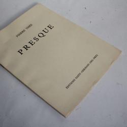 Livre Presque Pierre Thée 1971 Louis-Paul Favre