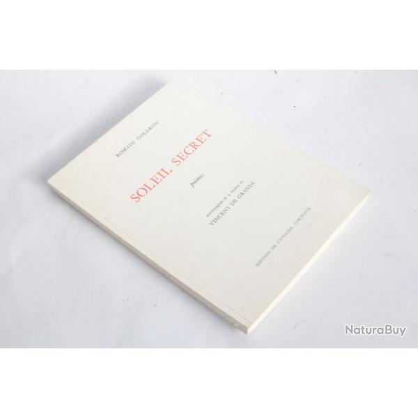 Livre Soleil Secret Pomes Romain Goldron