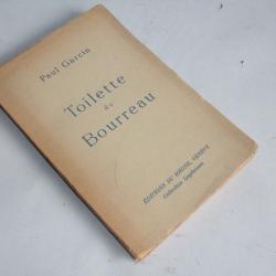 Livre Toilette du Bourreau Paul Garcin