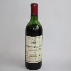 Vin rouge Château Donis Côtes de bourg 1967