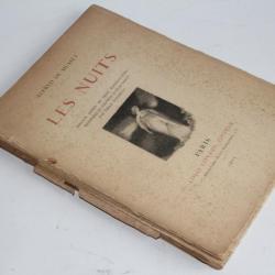 Livre Les nuits Alfred de Musset 1905 Gravures Émile Nourigat