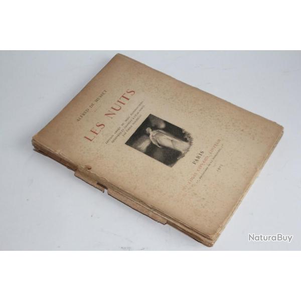 Livre Les nuits Alfred de Musset 1905 Gravures mile Nourigat