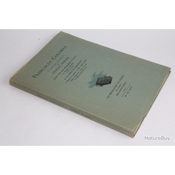 Livre Franciscus Columna Charles Nodier 1949