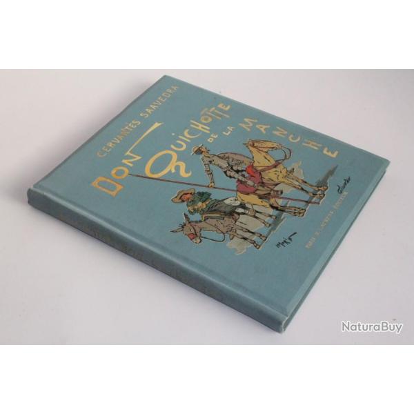 Livre Don Quichotte de la manche Cervants Saavedra H. Laurens