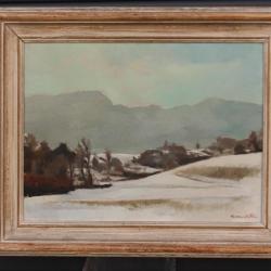 Tableau Peinture Jean KNECHTLI La Couline Suisse