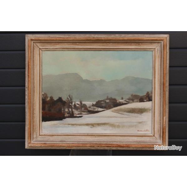 Tableau Peinture Jean KNECHTLI La Couline Suisse