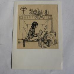 Dessin original signé NL