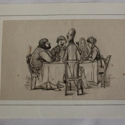 Dessin original Le repas