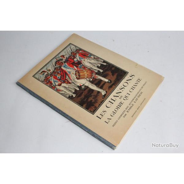 Livre Les chansons de la gloire qui chante Emile Lauber Partitions Piano