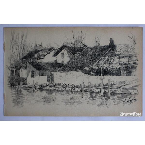 Dessin original par A. DECKER 1903