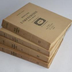 Livres Histoire de l'imprimerie par l'image Marius Audin 4 volumes