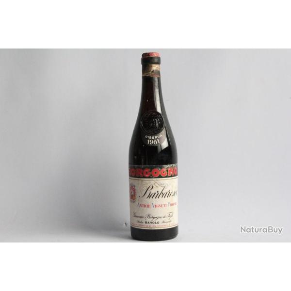 Vin italien Barbaresco Riserva 1961 Giacomo Borgogno & Figli