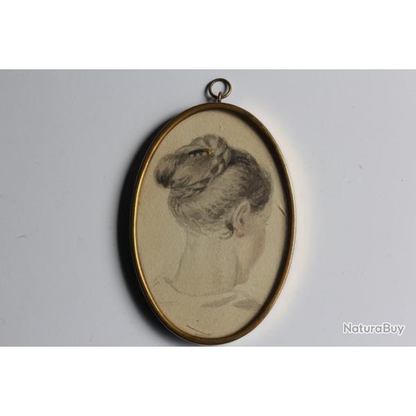 Dessin original miniature Jean-Jacques SOUTTER