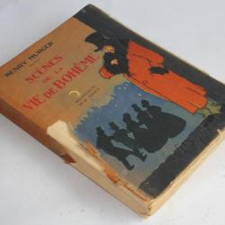 Livre Scènes de la vie de bohème Henry Murger Aquarelles Jean Dratz