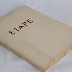 Livre Étape Pierre Barré illustrations de R. Mérelle 1946 gravure