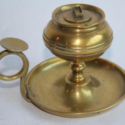 Lampe &agrave; huile laiton