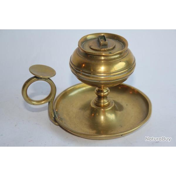 Lampe � huile laiton