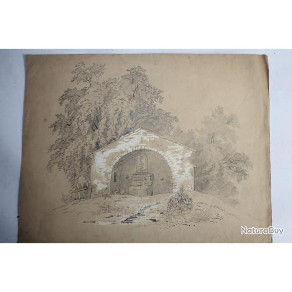 Dessin original Fran�ois DIDAY ou Alexandre CALAME