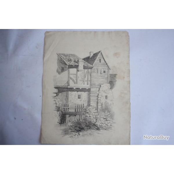 Dessin original Fran�ois DIDAY ou Alexandre CALAME