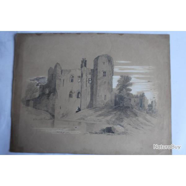 Dessin original Fran�ois DIDAY ou Alexandre CALAME
