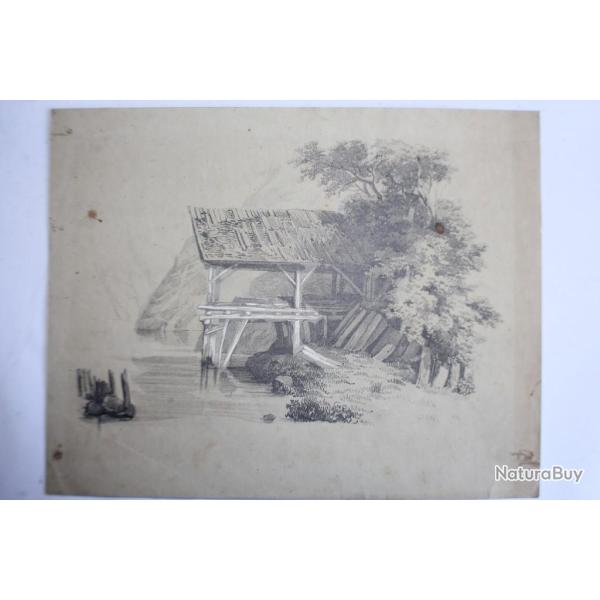 Dessin original Fran�ois DIDAY ou Alexandre CALAME
