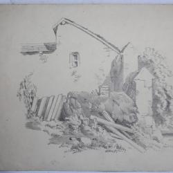 Dessin original François DIDAY ou Alexandre CALAME