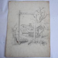 Dessin original François DIDAY ou Alexandre CALAME