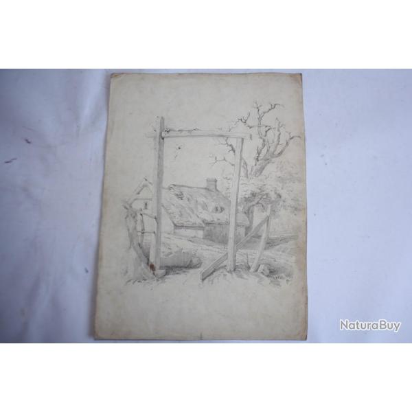 Dessin original Fran�ois DIDAY ou Alexandre CALAME