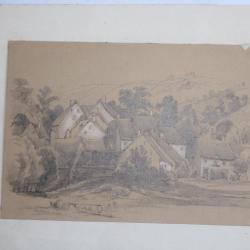 Dessin original François DIDAY ou Alexandre CALAME