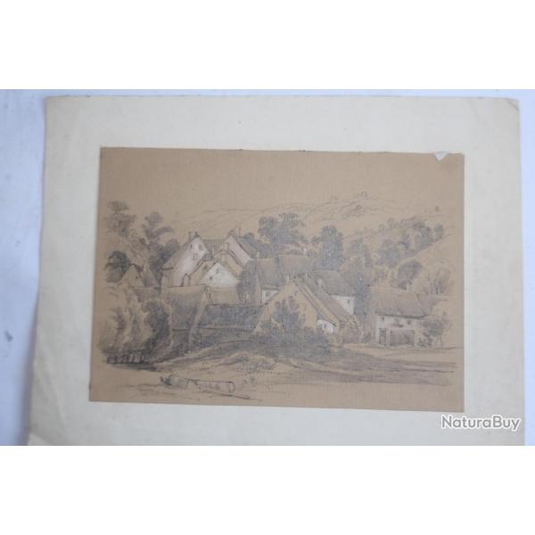Dessin original Fran�ois DIDAY ou Alexandre CALAME