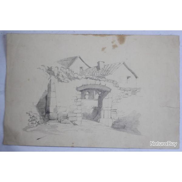 Dessin original Fran�ois DIDAY ou Alexandre CALAME