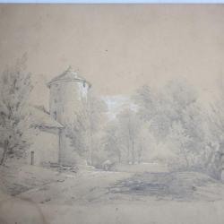 Dessin original François DIDAY ou Alexandre CALAME