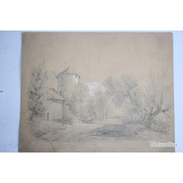 Dessin original Fran�ois DIDAY ou Alexandre CALAME