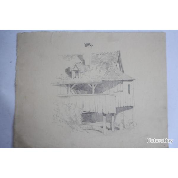 Dessin original Fran�ois DIDAY ou Alexandre CALAME