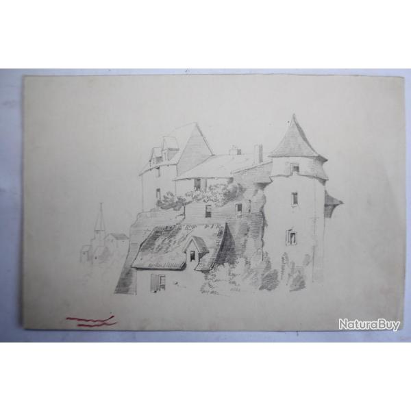 Dessin original Fran�ois DIDAY ou Alexandre CALAME