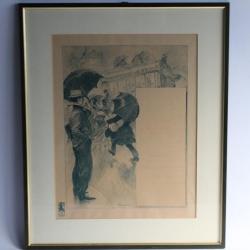 Lithographie Jules Fontanez Affiches artistiques Genève