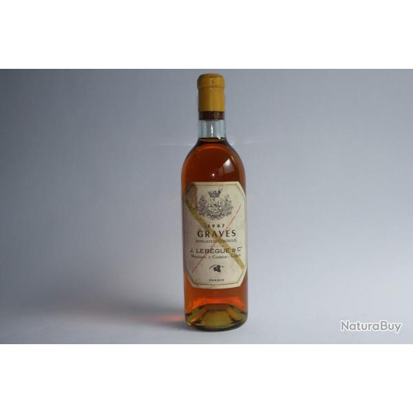 Vin blanc Graves J. Leb�gue & Cie 1967