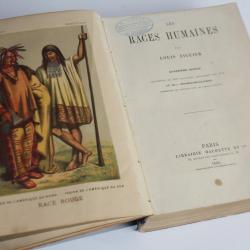 Livre Les races humaines Louis Figuier 1880