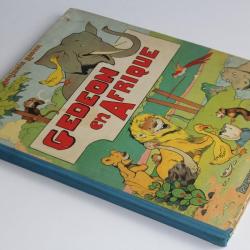 Livre illustré Benjamin RABIER Gédéon en Afrique 1951