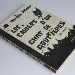 Livre Les cahiers d'un chat de gouttières signé Daniel Roman 1963
