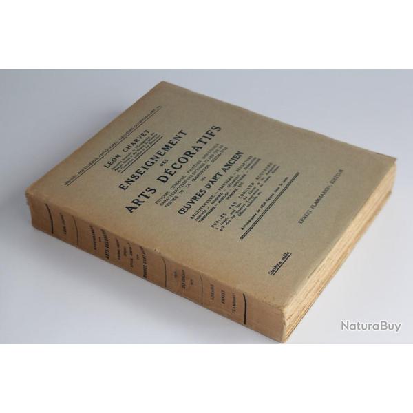 Livre Enseignement des Arts dcoratifs Lon Charvet 1925