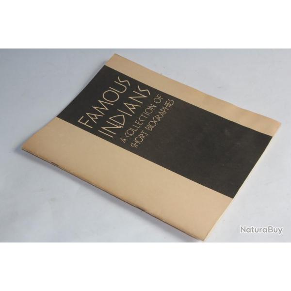 Livre Famous Indians a collection of short biographies 1975