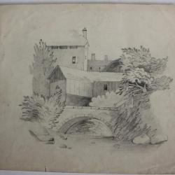 François DIDAY Dessin original Suisse