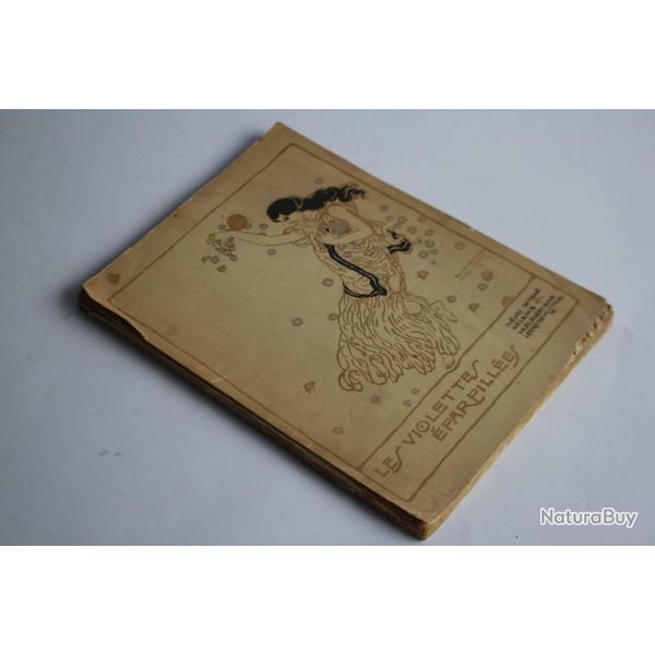 Livre Ren Helbing ddicace Les violettes parpilles 1914