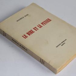 Livre Maurice KUES dédicace Le dire et le penser 1954