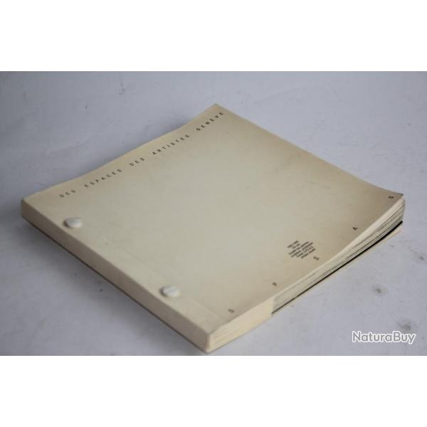 Livre Des espaces des artistes Genve SPSAS 120 ans Cartes postales